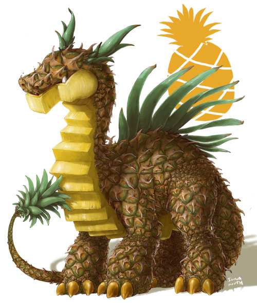 iguanamouth:fruit dragons !click through to see whats what - fun fact the dragonfruit was the First 