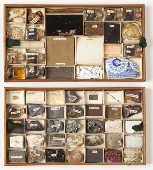 Educational specimen box, 1850. England. Via V&amp;AJohann Heinrich Pestalozzi, on whose theories th