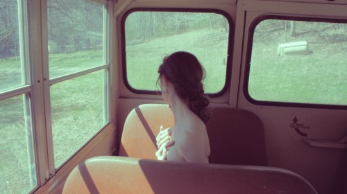 thesnakeandtherabbit:  “Magic Bus Days”So we were walking along in the woods one day and found ourselves a bus. I just couldn’t let such a golden opportunity slip by. Rabbit thought he was just going to take a few snapshots of a girl in