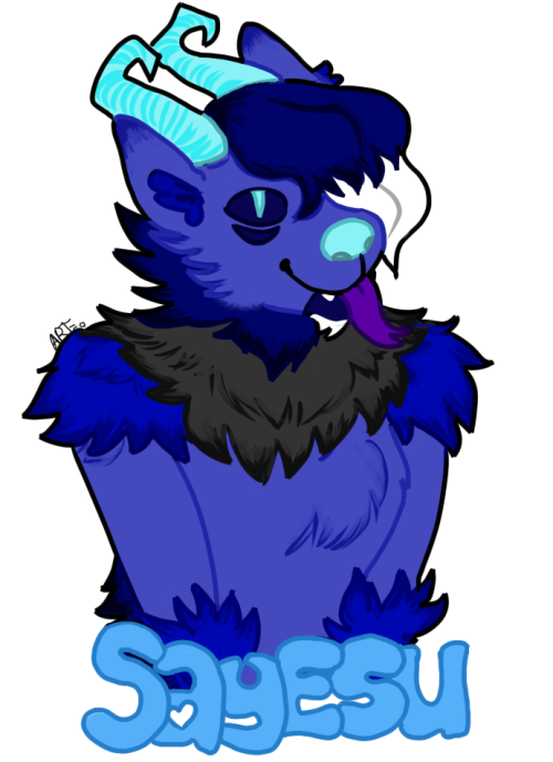 drew a friend’s fursona a while back so i thought id post itsayesu &copy; keto schneider !!! dont re