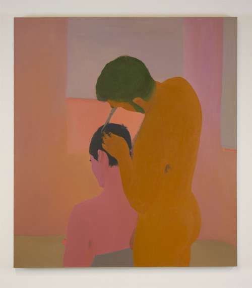 fuckyeahpainting:Xinyi Chengthe Haircut2014Oil on Linen