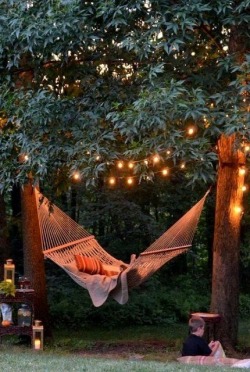 bluepueblo:  Lighted Hammock, Marin, California