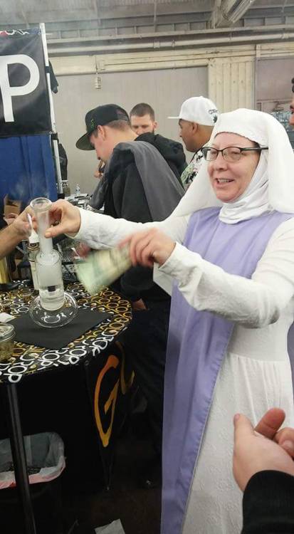 Dabbin’ with a nun