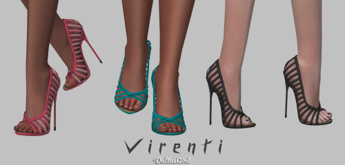 Virenti Heels - New MeshHi Everyone!!Enjoy some sexy, strappy heels with your sweetheart for Valenti