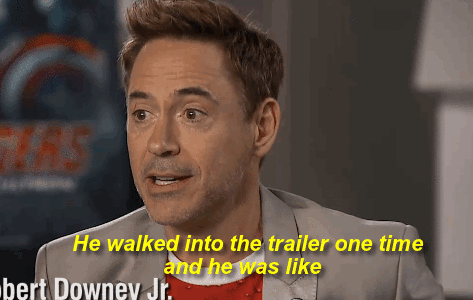 imajackofalltradesmasterofnone:Robert Downey Jr. about James Spader (x)