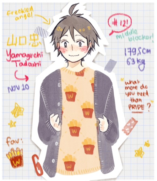 evidae:  Karasuno 1st years with sweater / cardigan! （・◇・)/ ( I really love cardigan and sweater hgnghg )  