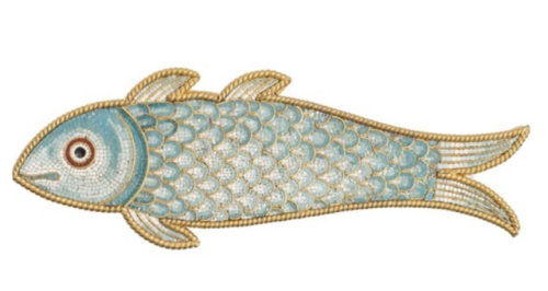 Fish and peacock brooches - micro-mosaic and cloisonnée, Italian ca. 1870Les Arts Décoratifs, Paris