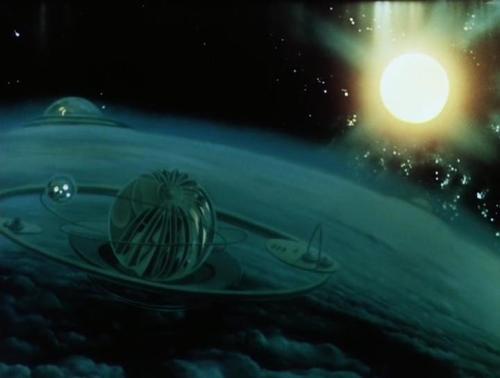 from the 1963 film Dream Forward (according to the slackers at Google Translate)I warned you: space 