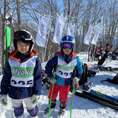 信越学童スキー大会 初の記録を残したセガレ！！ 大会関係者、絡んでくれた皆さん ありがとうございました^o^ お疲れSUMMERでした♪ #信越学童スキー大会 #信越学童親善スキー大会 #アカカン　#