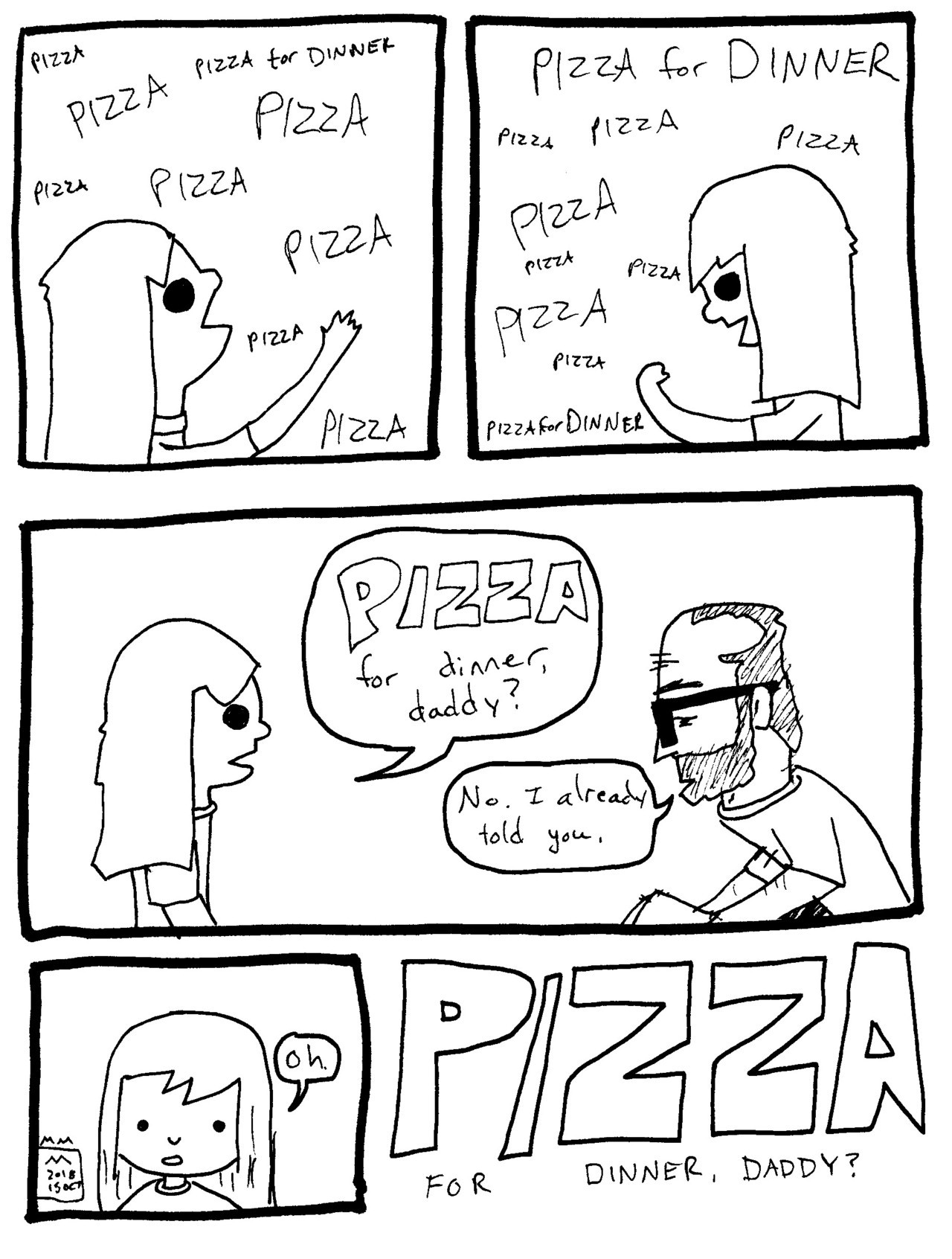 lost guns v2 #467 - pizza check out more of my comics @ mini dove comics, @retail-comics, & @sketchesmick . Like the facebook page for more comic fun