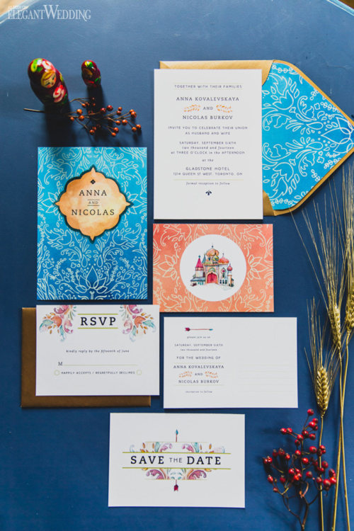 A Russian fairy tale wedding suite I did with Fusion Events was just published!  It was a great