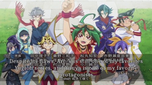 Confession:Despite its flaws, Arc-V is still one of my favorites Yugioh series, and Yuuya is one of 