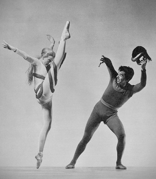 Tanaquil le Clercq and Nicholas Magallanes in Orpheus, New York City Ballet, 1948. Choreography: Bal
