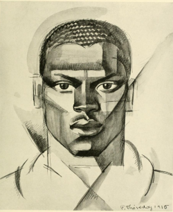 kenney-mencher:  desimonewayland:  Paul Thévenaz (Swiss 1891-1921) via: { feuilleton }  This is a great drawing almost looks like a selfie. This beautiful man still seems like he’s alive even though it was drawn in 1915. Great variation of textures