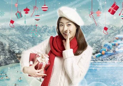 Kang Sora - Hanwha Resorts facebook cover page