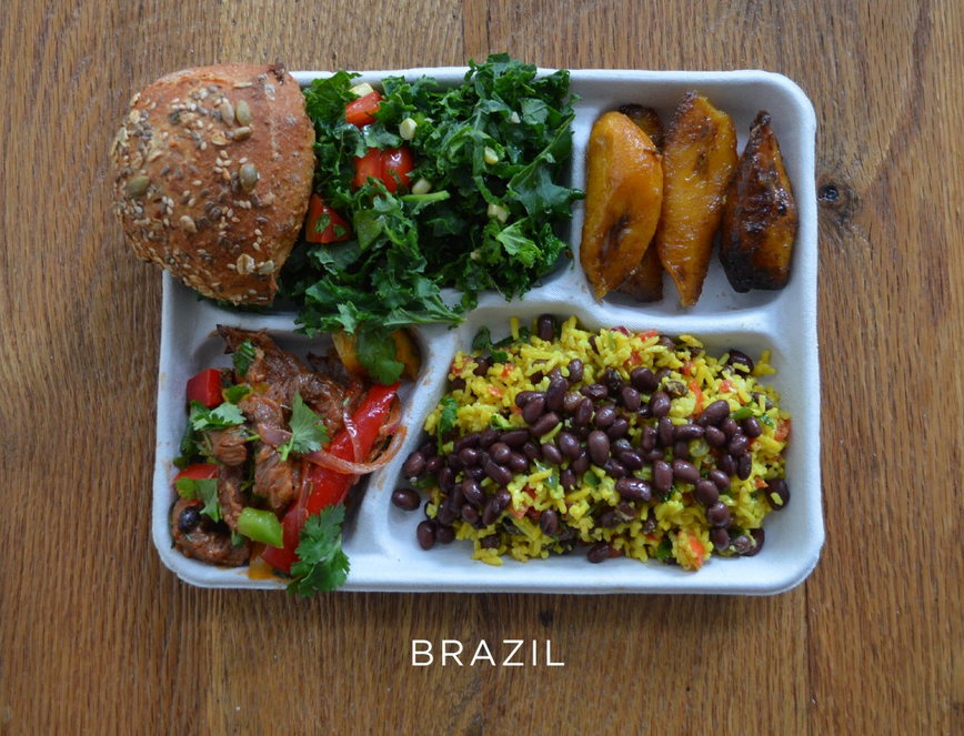 cartel:  lipstickstainedlove:  kateoplis:  School lunches worldwide  everything looks