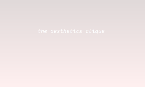 calisteia:♡the aesthetics clique♡hey porn pictures