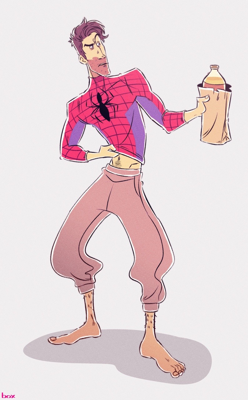 boxerhole:  Dilf peter Parker broke me
