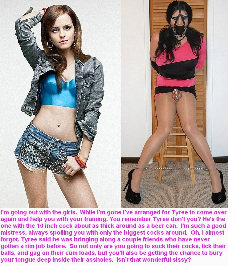 sissycuckcumdump:  celebrityfemdom:  Emma Watson sissy training revised extra cruel