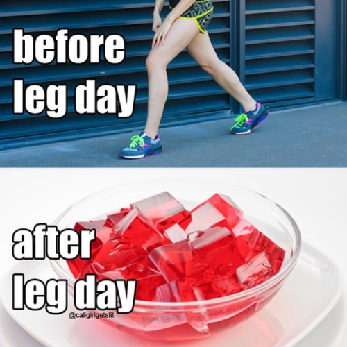 Current mood: J-E-L-L-O! It&rsquo;s leg day everyone! I think @kayla_itsines is trying to kill m