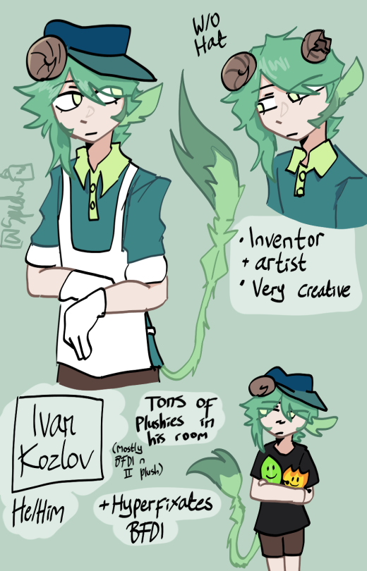 Yayay Oc Art!! And I Love Putting My Hyperfixations And Inserting Them To My Ocs Because I Can And I