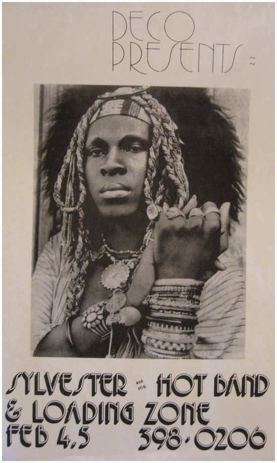 superseventies:  Sylvester and His Hot Band concert poster - 1973 