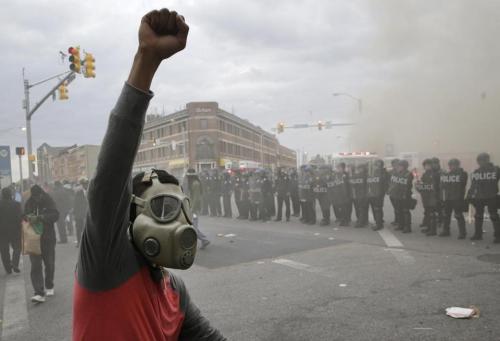radicalrascality:  krxs10:    “You can torture us and bomb us and burn our districts to the ground, but do you see that? Fire is catching! and if we burn, you burn with is!”  -MockingJay#BaltimoreUprising #BlackLivesMatter  Please note how every