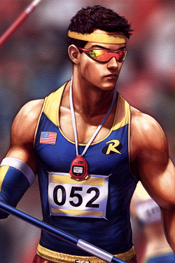 dickraisin:  Infinite Crisis || Track and Field Robin 