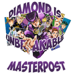 josukes-crazy-diamond:  Information on the story, the different versions that are available, download links, and supplemental materials! Background Information: JoJo’s Bizarre Adventure: Part 4 Diamond is Unbreakable was published in Weekly Shonen Jump