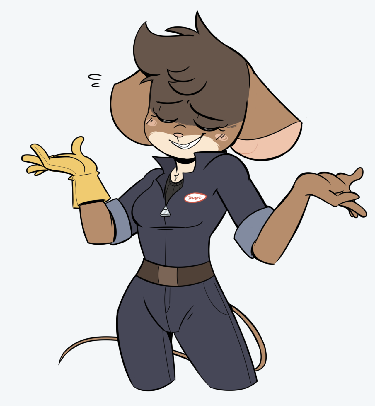 beezii:  Mags! 🐭✌️✨Been a hot minute since I’ve drawn this dorky mouse…