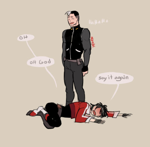 n3rdx: In which Shiro managed to flirt whitout stuttering and Keith.exe stopped workingYeah this is 