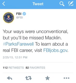 drewster321:  americaw:  the fbi just tweeted