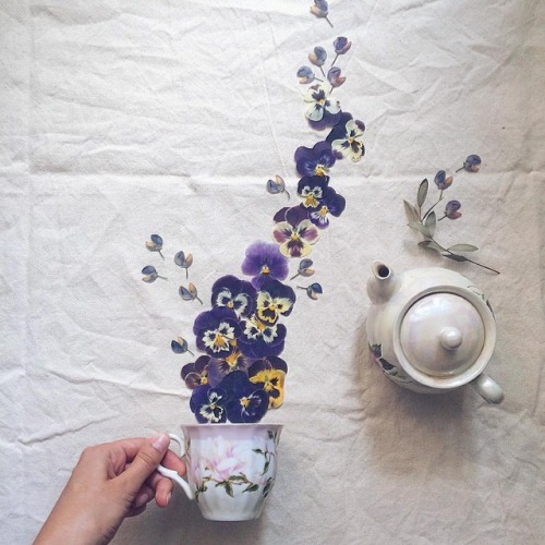 inkxlenses:Floral Tea Story | by Marina