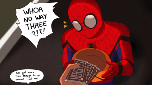 kirschade:HAPPY HALLOWEEN FROM VENOM AND SPIDEY GO OUT THERE AND GET LOTS OF CHOCOLATEbonus: 