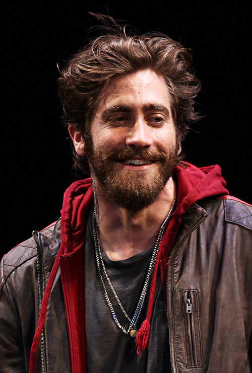 gyllenhaaldaily:Jake Gyllenhaal is photographed during the opening night performance of If There Is 