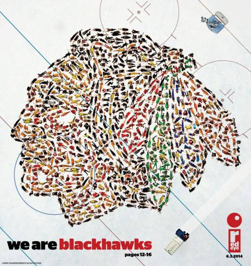 RedEye Photo Editor Lenny Gilmore spent more than 30 hours creating this Blackhawks fan tribute cove