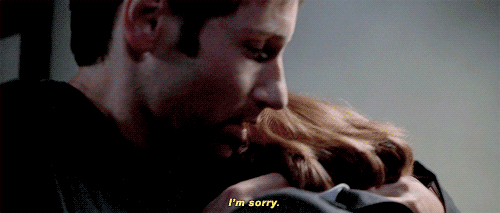 thexfilesgifs:  When Mulder thought he was crossing the line by attempting to kiss