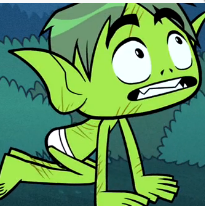 From the Teen Titans Go episode Nature where porn pictures