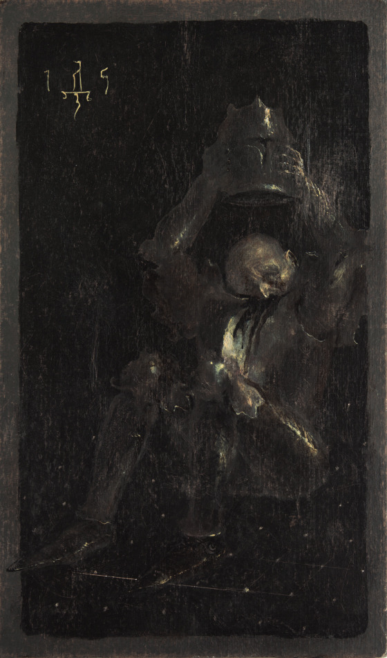 denisforkas:  Fever dream of a knight being devoured by his armor, 05.11.15 I find