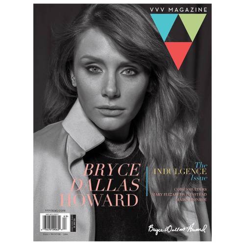 Bryce Dallas Howard for VVV Magazine, Fall 2016