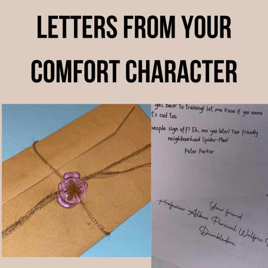 Comfort Character Letter Outer Banks