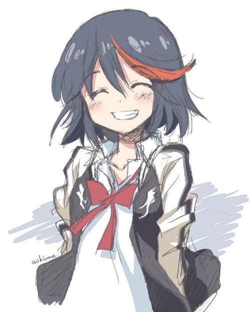 Ume Aoki (Madoka Magica) ilustra a Ryuuko de Kill la Kill