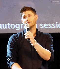 laoih:  Jensen Ackles - Jus In Bello 5, 2014 [x]  HE&rsquo;S JUST SO DREAMY I
