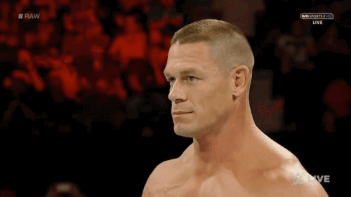 prowrestlinganimated:  Infamous John Cena smirk #415928
