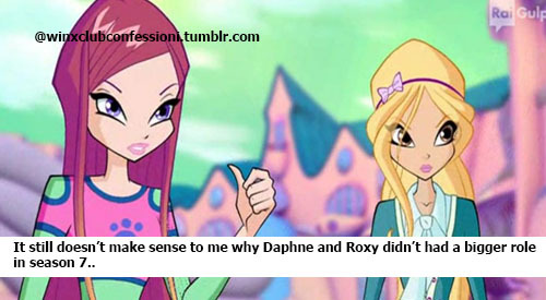 It still doesn’t make sense to me why Daphne and Roxy didn’t have a bigger role in seaso