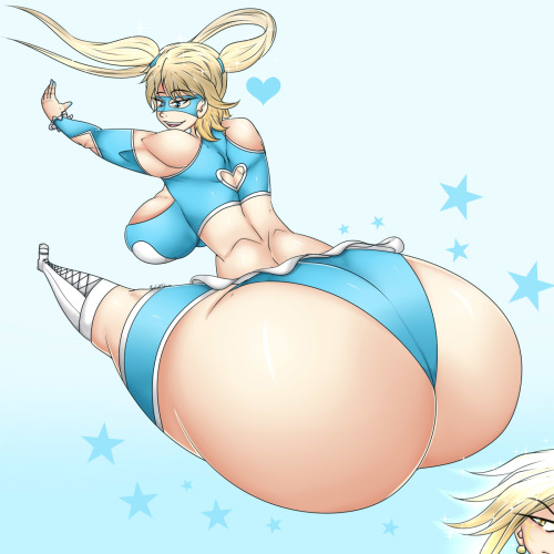 gleamingrose:  My donation to the whole Rainbow Mika in street fighter 5 fan art phase x’DYeah thats Gold unsuspectingly gonna get hit probably lolHope you all like it!!!! ^3^/~