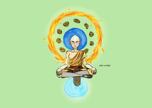 boys of the gaang - avatar aang