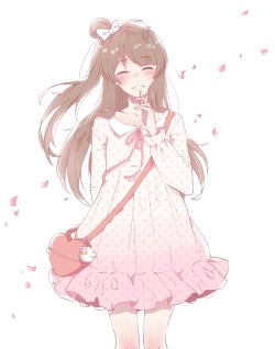 hinamie:  springtime kotori is best kotori