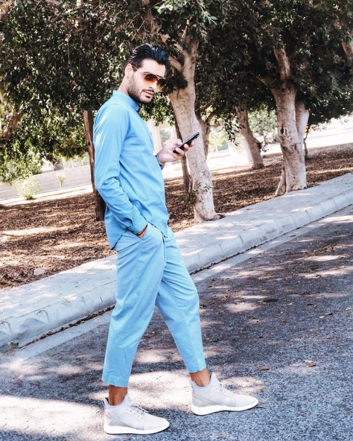 BLUE fall! (by Nicholas Christopher)#aldoshoes #zara #gant