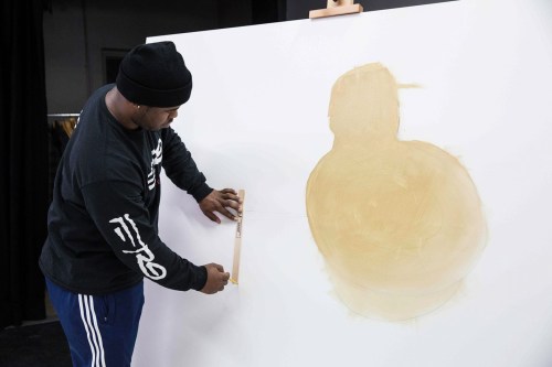 rxmcri: thesnobbyartsyblog: ASAP Ferg painting for ASAP YAMS for Art Basel. this is amazing.